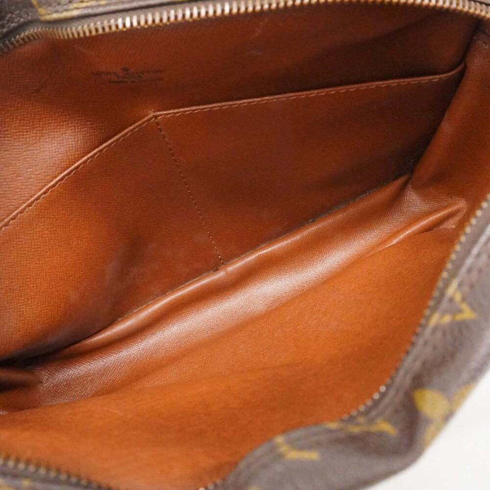 LOUIS VUITTON Authentic Brown Monogram Clutch Bag - Picture 4 of 10